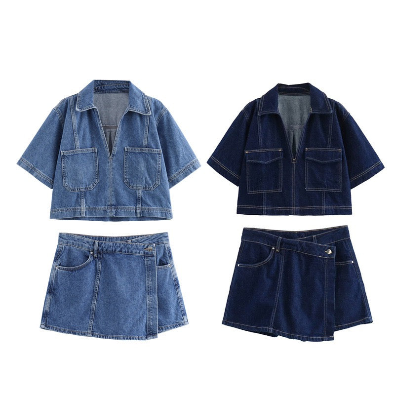 Summer denim set